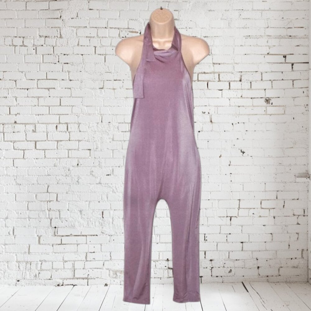 NWOT Codigo Capri Jumpsuit One Piece Onesie Pink Blush Lavender